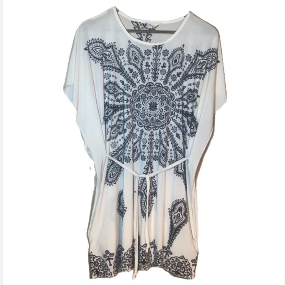 Tribal Print Swim Coverup